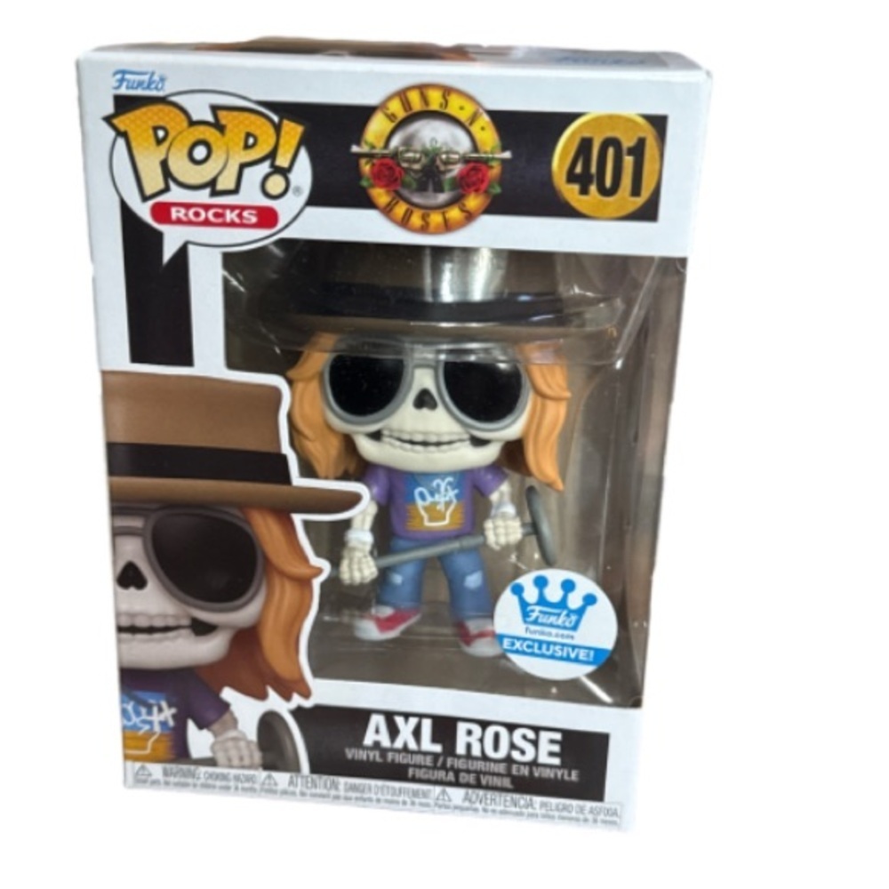 Funko Pop! Rocks Skeleton Axl Rose Figure with Black Hat